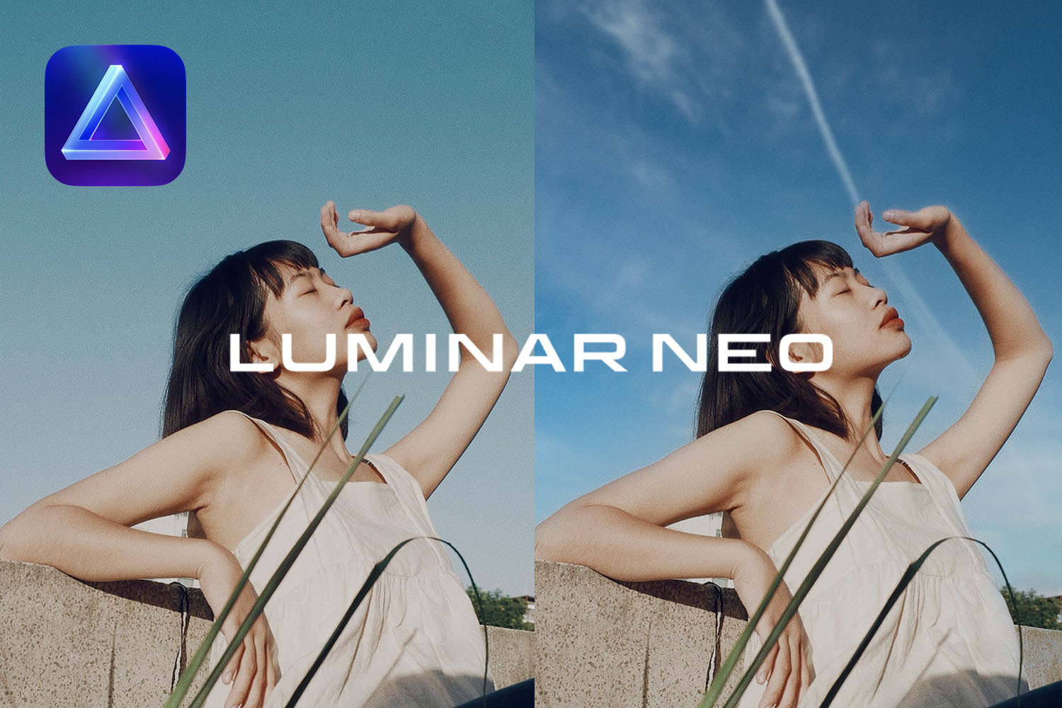 「Luminar Neo」のスカイAI機能で簡単に空を自在に入れ替えて被写体と馴染ませる方法