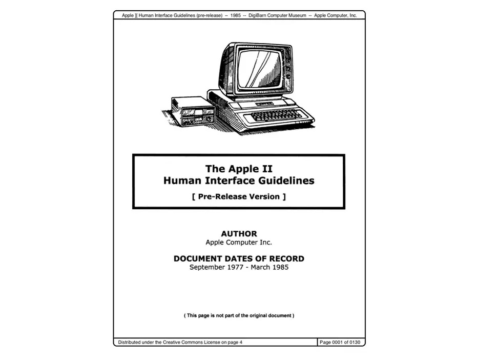 Apple Human Interface Guidelinesのはじまり
