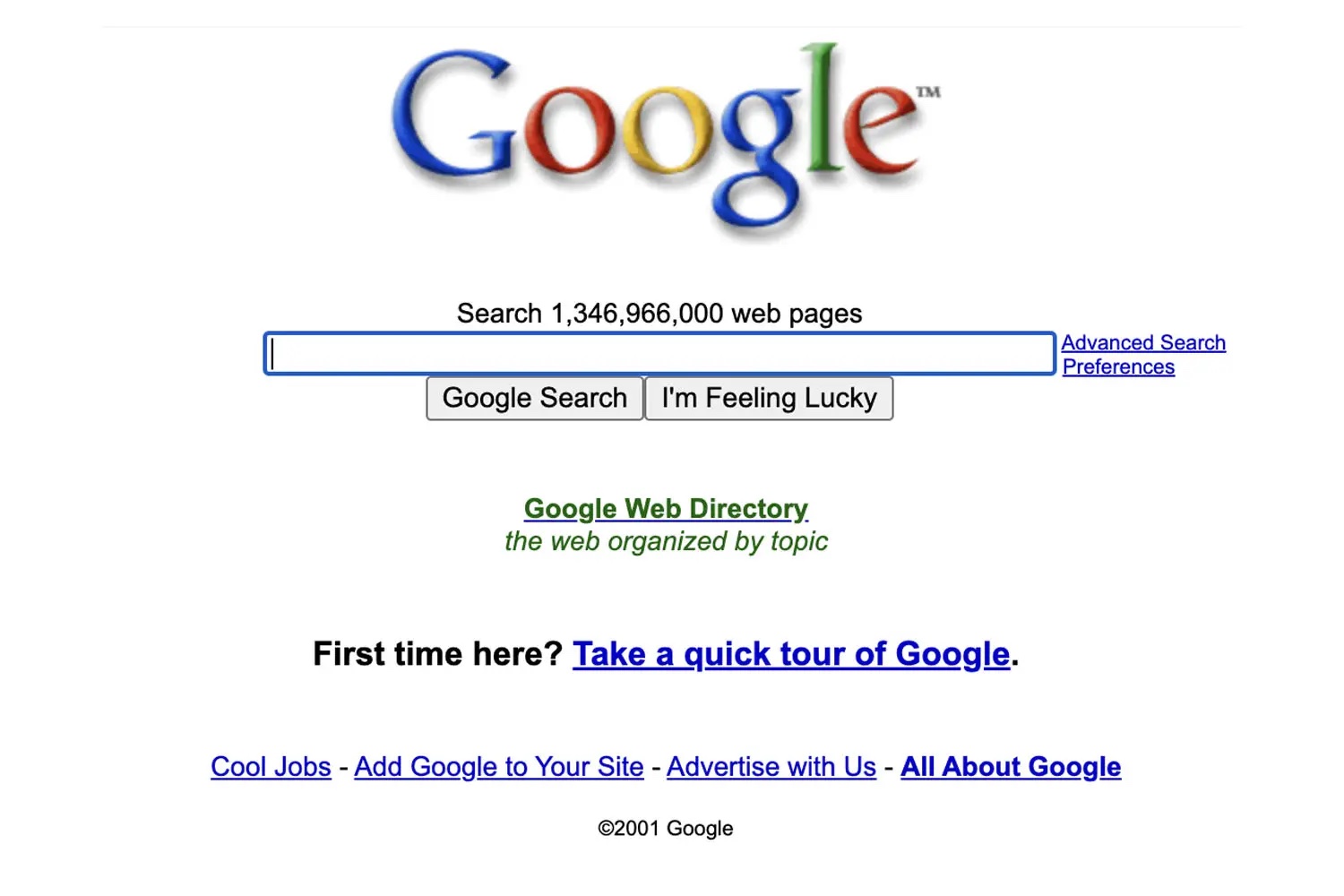 2000年代にGoogleが検索エンジン